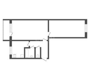 2-к квартира, вторичка, 44м2, 2/4 этаж