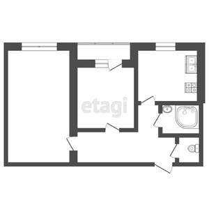 2-к квартира, вторичка, 60м2, 5/10 этаж