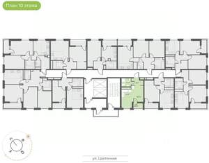 Студия квартира, вторичка, 26м2, 15/17 этаж