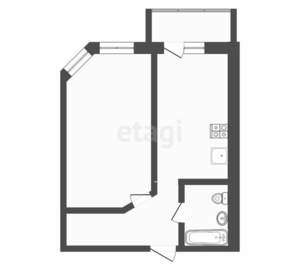 1-к квартира, вторичка, 41м2, 9/12 этаж