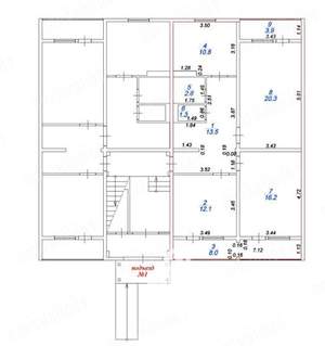 3-к квартира, вторичка, 77м2, 1/2 этаж