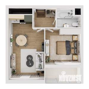 1-к квартира, вторичка, 44м2, 2/16 этаж