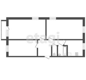 3-к квартира, вторичка, 61м2, 3/5 этаж
