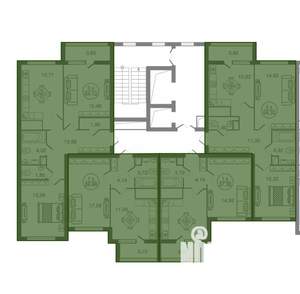 2-к квартира, вторичка, 60м2, 9/16 этаж