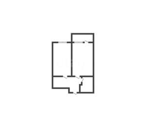 1-к квартира, вторичка, 43м2, 11/15 этаж
