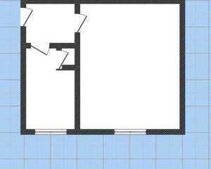 1-к квартира, вторичка, 31м2, 1/1 этаж