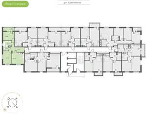 2-к квартира, вторичка, 60м2, 11/16 этаж