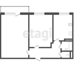 2-к квартира, вторичка, 59м2, 10/16 этаж
