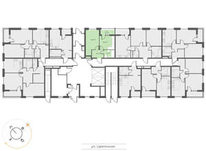 1-к квартира, вторичка, 36м2, 1/17 этаж