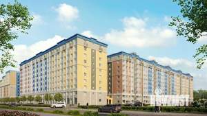 1-к квартира, строящийся дом, 36м2, 2/10 этаж