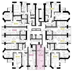 Студия квартира, строящийся дом, 32м2, 14/17 этаж