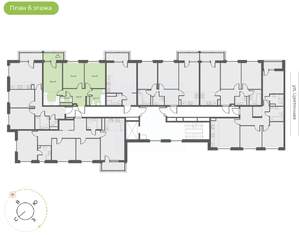 2-к квартира, вторичка, 59м2, 7/10 этаж