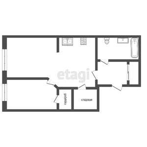 2-к квартира, вторичка, 69м2, 9/10 этаж