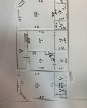 3-к квартира, вторичка, 89м2, 10/14 этаж