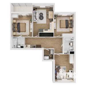 3-к квартира, вторичка, 86м2, 8/16 этаж